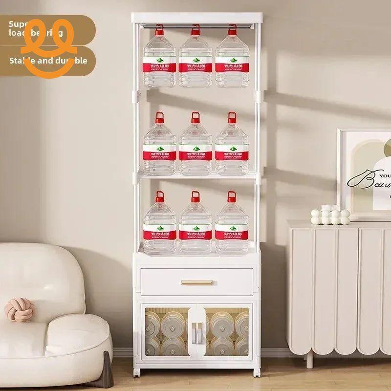 Baby wardrobe bedroom hanger bedside clothes storage cabinet rack drawer floor multi-function