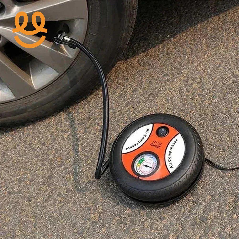 12V Car Tire Inflatable Pump Car Air Compressor Tire Inflator Air Pump 260psi Auto Tyre Inflator Pump Tire Inflation Pump