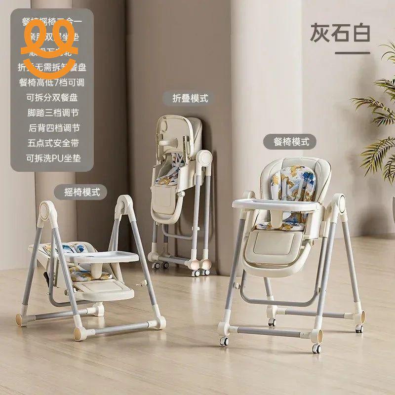 Foldable Sitting and Rocking Children's Dining - Pram - Baby Sitter