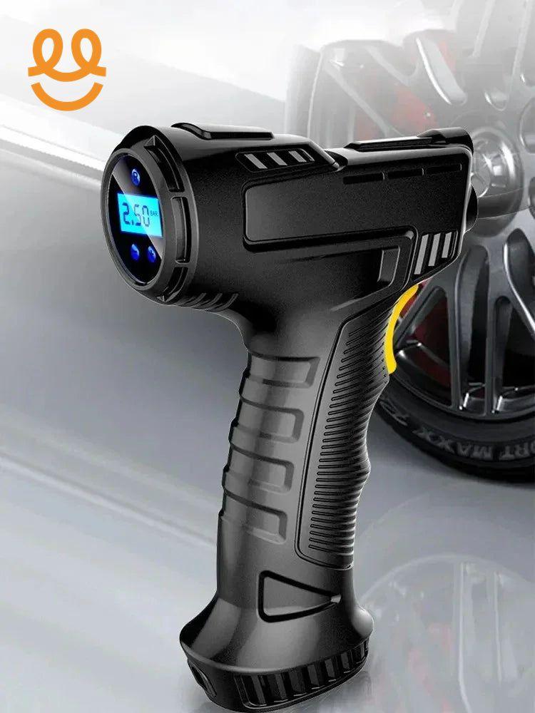 Car Mounted Inflation Pump Handheld Smart Home Car Motorcycle Portable Tire Inflation Pump Black Portable