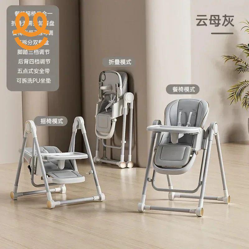 Foldable Sitting and Rocking Children's Dining - Pram - Baby Sitter