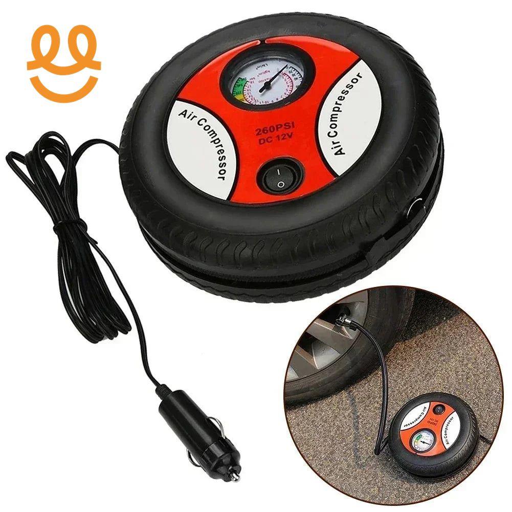 12V Car Tire Inflatable Pump Car Air Compressor Tire Inflator Air Pump 260psi Auto Tyre Inflator Pump Tire Inflation Pump
