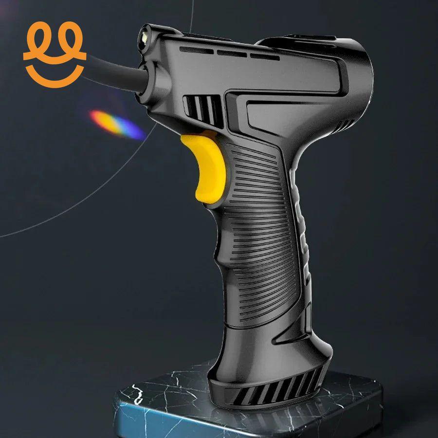 Car Mounted Inflation Pump Handheld Smart Home Car Motorcycle Portable Tire Inflation Pump Black Portable