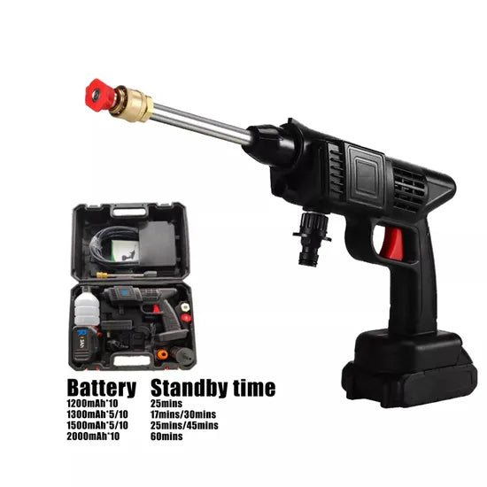High Pressure Washer Gun With single Battery & premium Box
