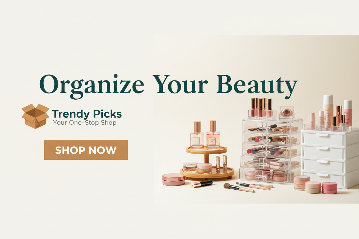 Cosmetic Organizer Banner